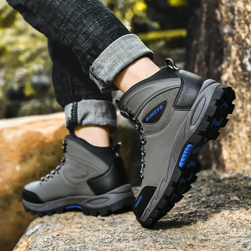 Men's Warm Winter Hiking and Climbing Sports Shoes