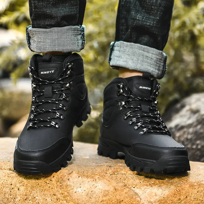 Men's Warm Winter Hiking and Climbing Sports Shoes