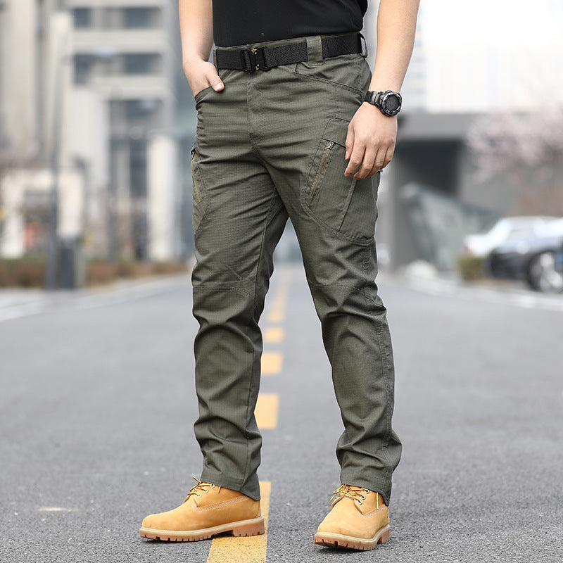 Loose Multi-pocket Pants Overalls Multi-pocket Outdoor Military Fans