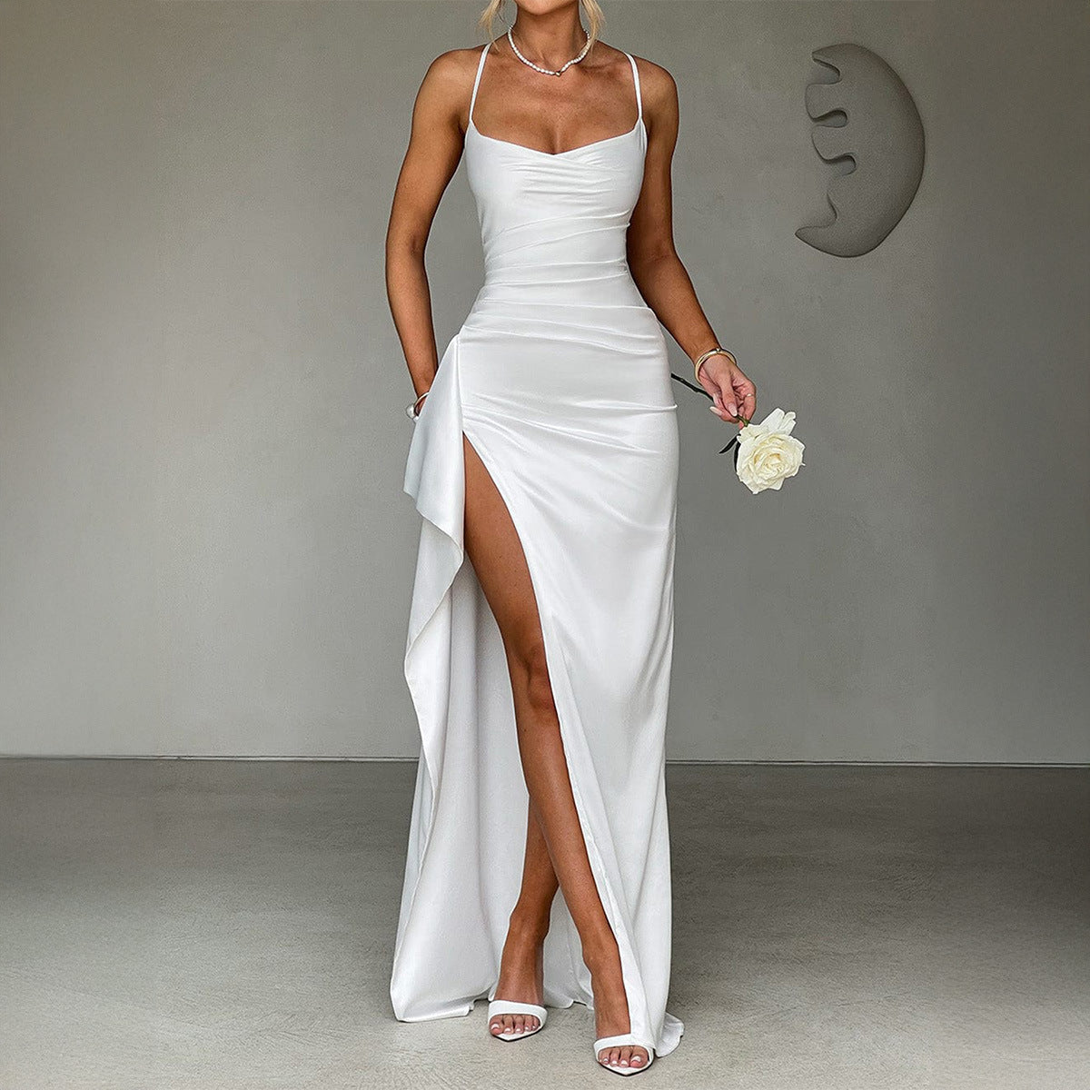 European And American Strap Dress Women's Clothing