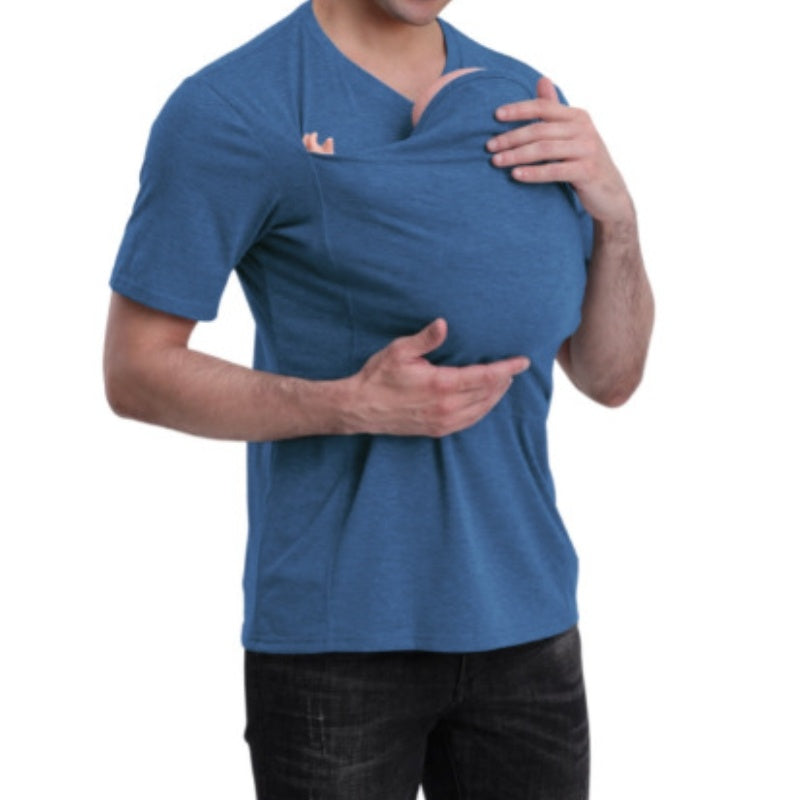 Dad Multifunctional Clothes Kangaroo Mummy Vest Long Sleeve