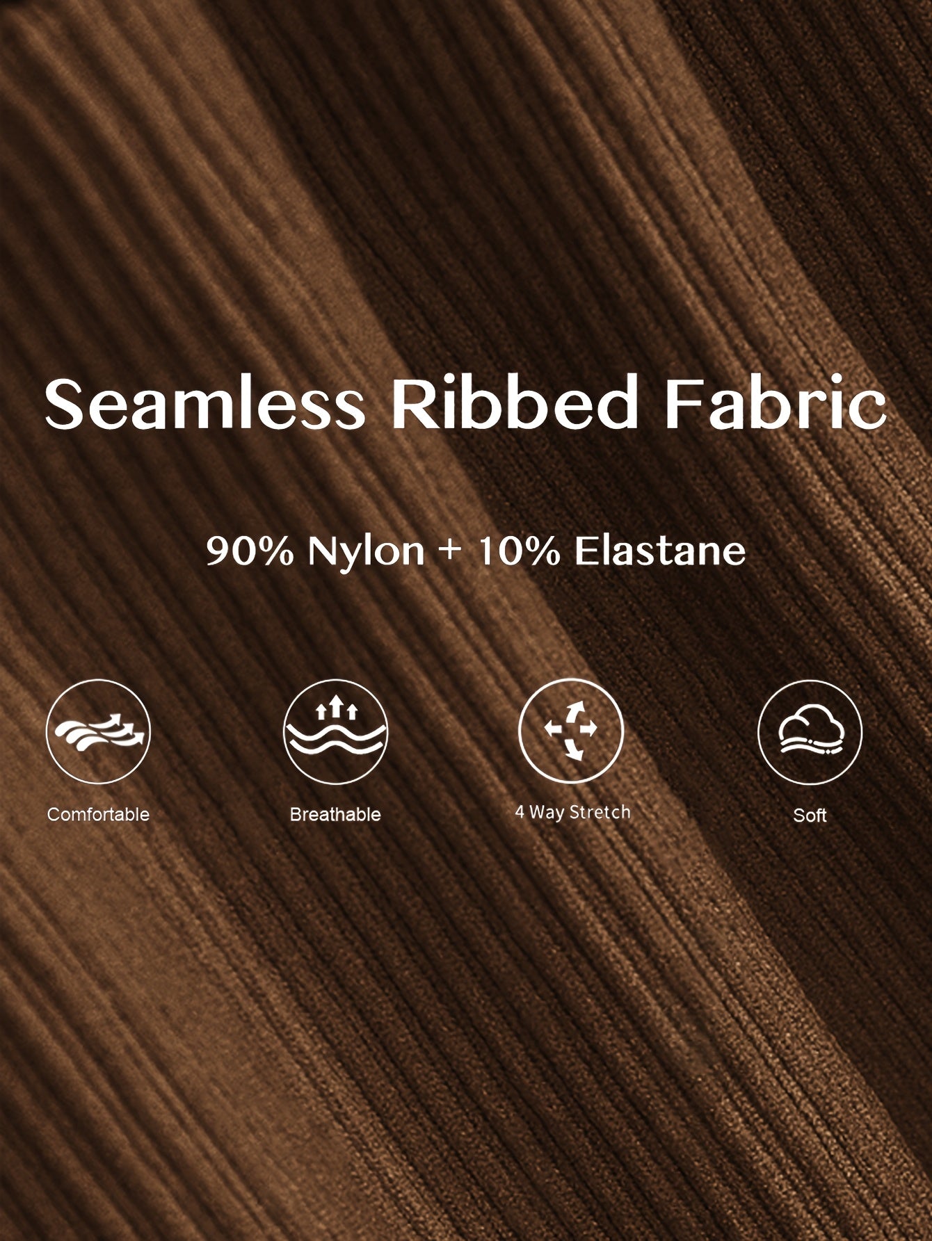 Women's Elegant Jumpsuit - Solid Color, High Stretch Nylon Knit Fabric - Yoga Bodysuit for Fall & Winter | Super High Support | Machine Washable