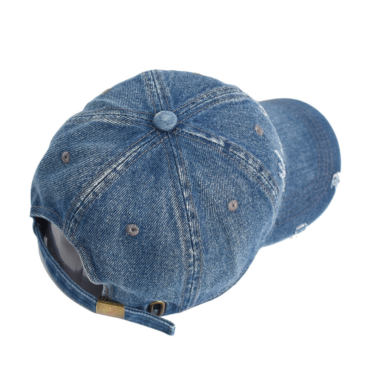 Retro Make Old Ripped Letters Baseball Hat