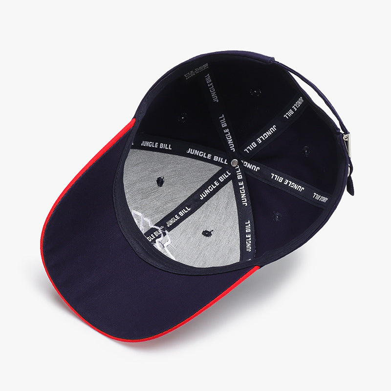 Letter Three-dimensional Embroidery Hard Top Big Head Circumference American Baseball Cap