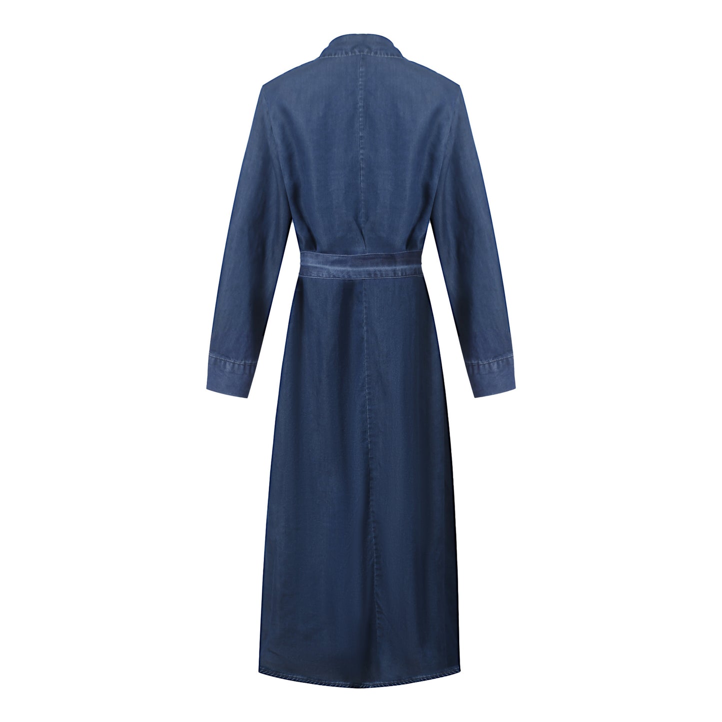 Temperament Long Sleeve Loose Slimming Denim Dress