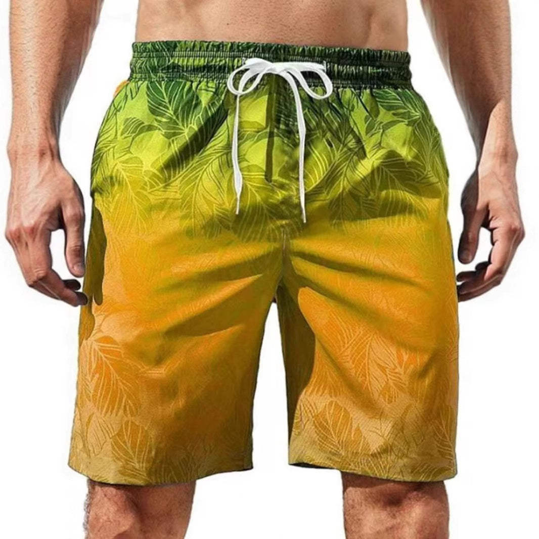 Men's Four Seasons Leisure 3D Printed Beach Shorts