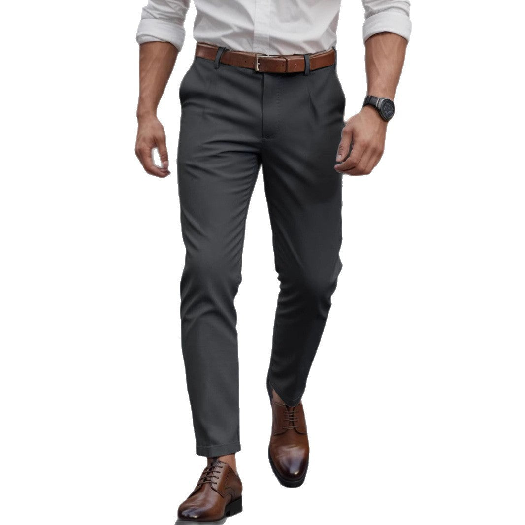 Men's Business Trousers Men's Straight Casual Pants