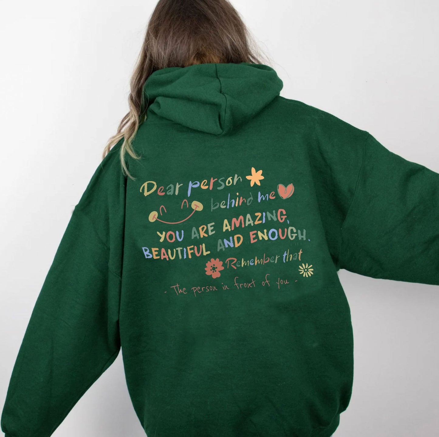 Women's Personalized Letter Printed Fleece Hoodie