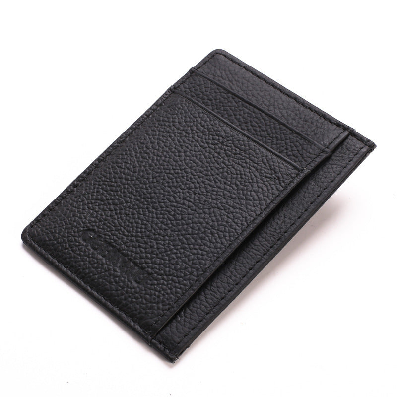 Men's Creative Card Holder Solid Color Simple Card Holder