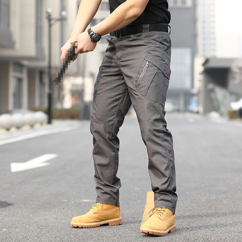 Loose Multi-pocket Pants Overalls Multi-pocket Outdoor Military Fans