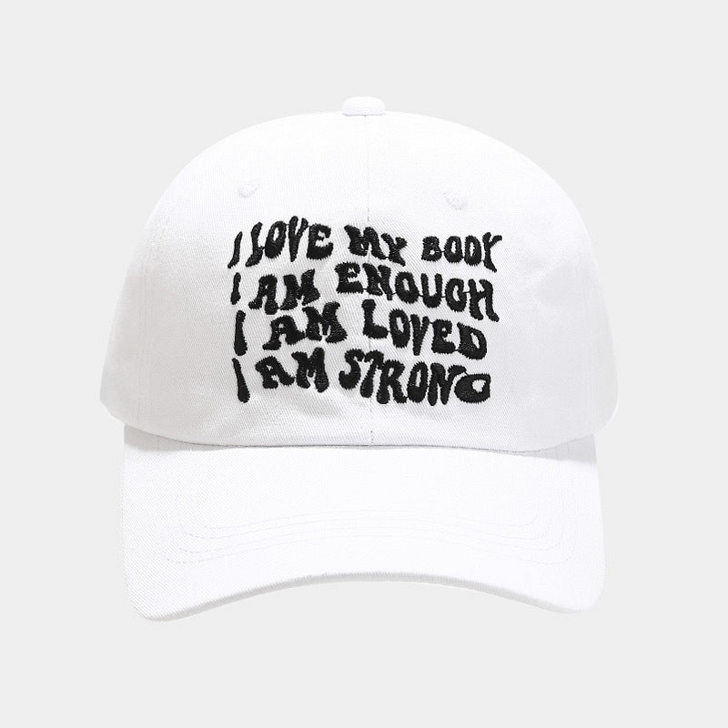 Fashion Baseball Cap For Women In Four Seasons Outdoor Casual Peaked Cap Face-looking Small Embroidered Letters Big Head Circumference Hat Men