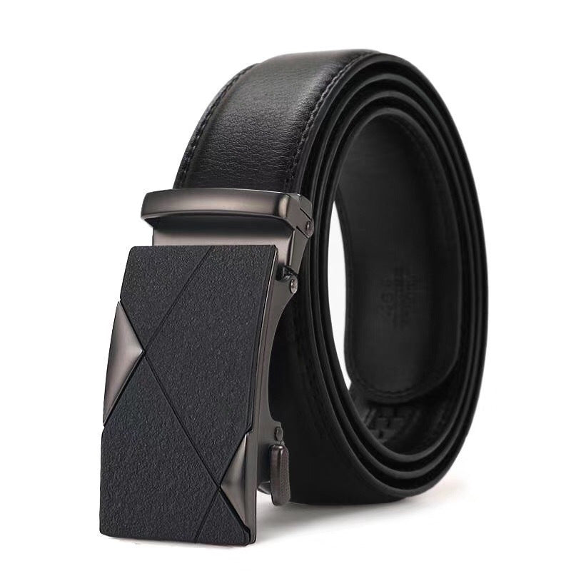 Leather Belt Men's First Layer