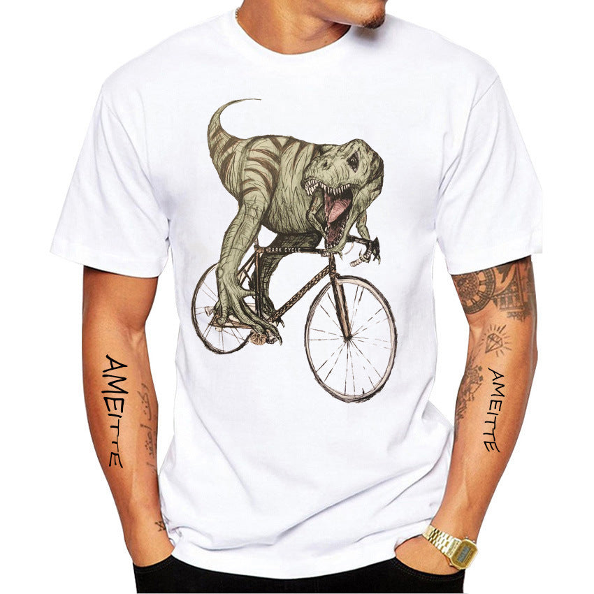 Fashion Personality Animal Funny Men's Printed Top