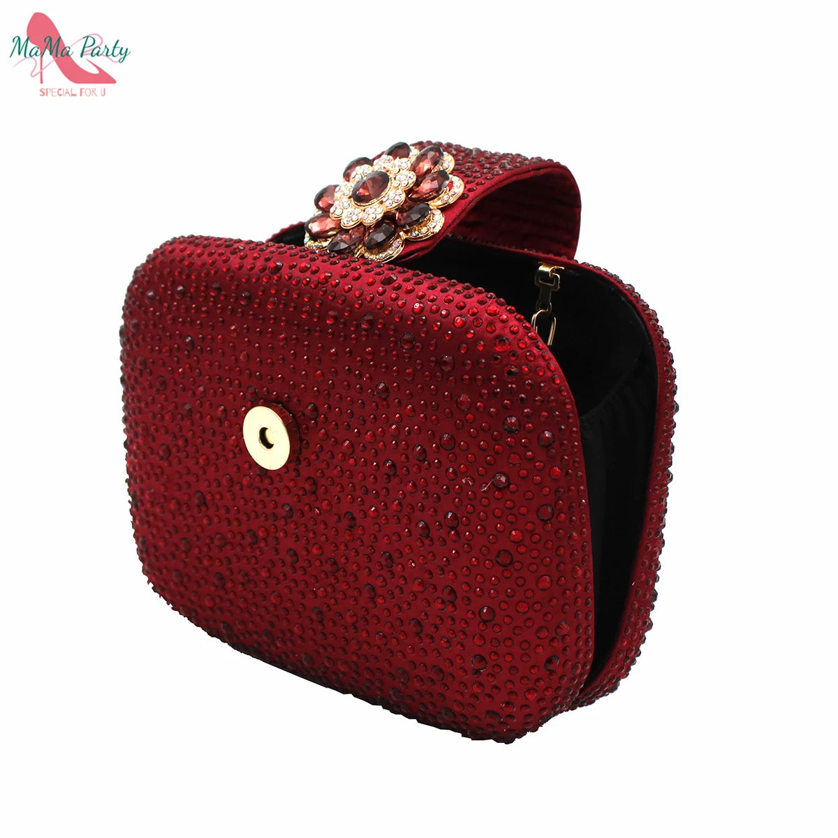 African Mature Women Shoes and Bag to Match in Teal Color Comfortable Heels with Platform for Garden Party