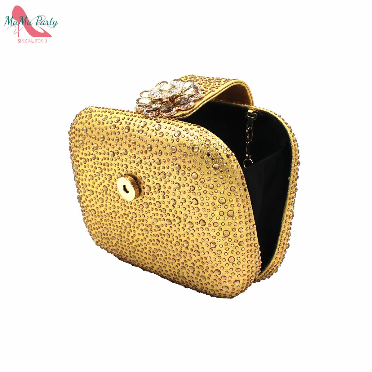 African Mature Women Shoes and Bag to Match in Teal Color Comfortable Heels with Platform for Garden Party