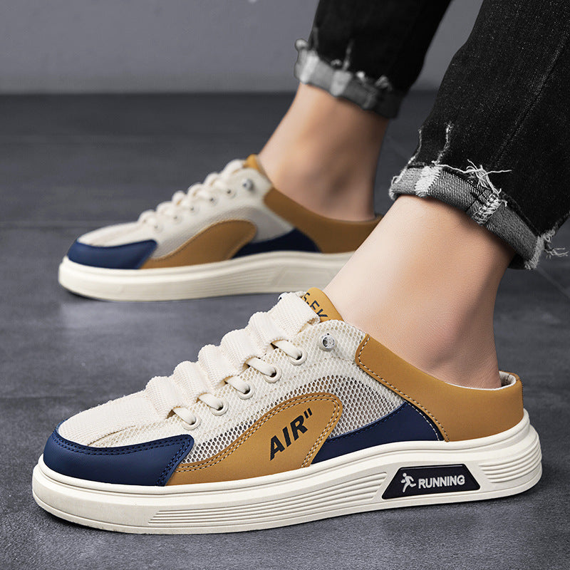 Wear-resistant Rubber Sole Low-top Casual Shoes