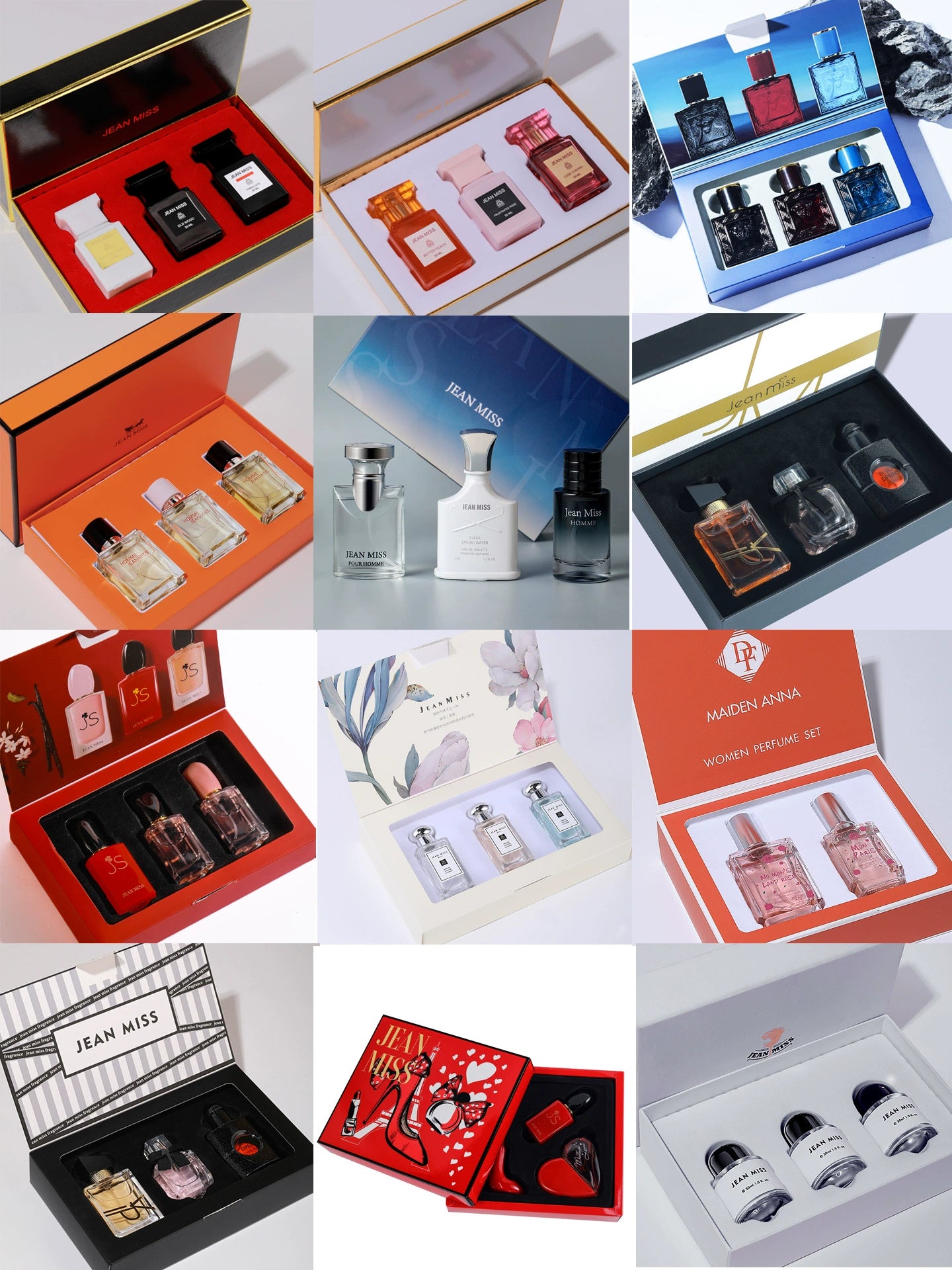 Dozens of Big Brand Perfume Gift Boxes for Men Perfume for Women Lasting Fragrance Suit Holiday Gifts Genuine Goods