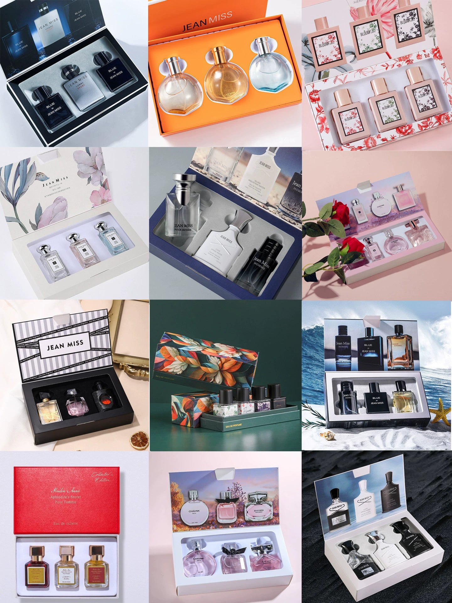 Dozens of Big Brand Perfume Gift Boxes for Men Perfume for Women Lasting Fragrance Suit Holiday Gifts Genuine Goods