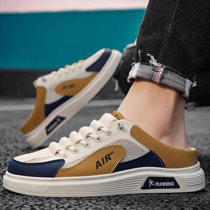 Wear-resistant Rubber Sole Low-top Casual Shoes