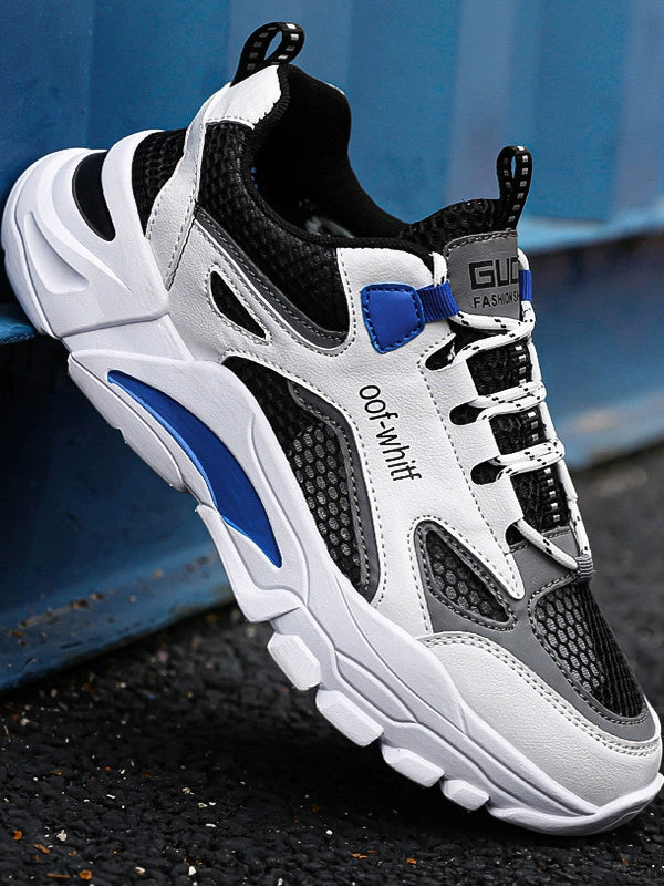 Summer Mesh Men's Breathable Shoes Sneaker Men's Summer Thin Single Mesh Plus Size Teenagers Junior High School Student Mesh Shoes