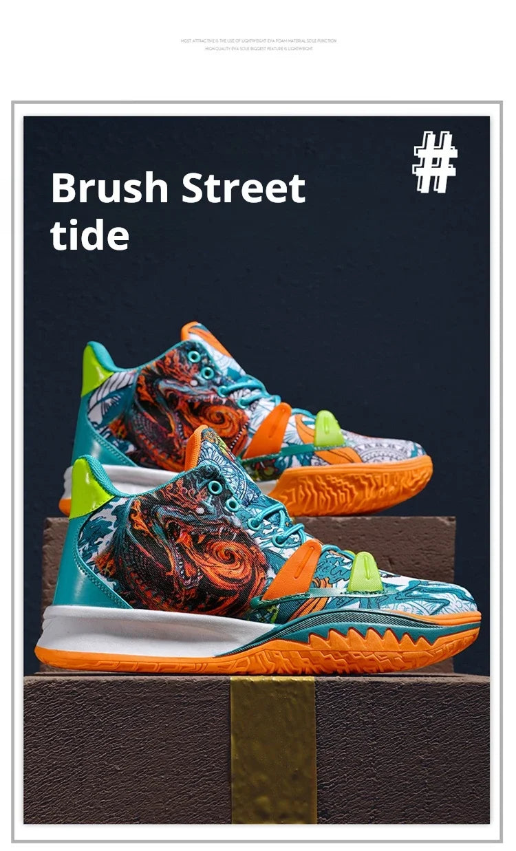 Basketball Shoes Cushion Anti Slip Sports Shoes Fitness Training Shoes Male Basketball Boots Basket Sneakers 2024 Couple Style