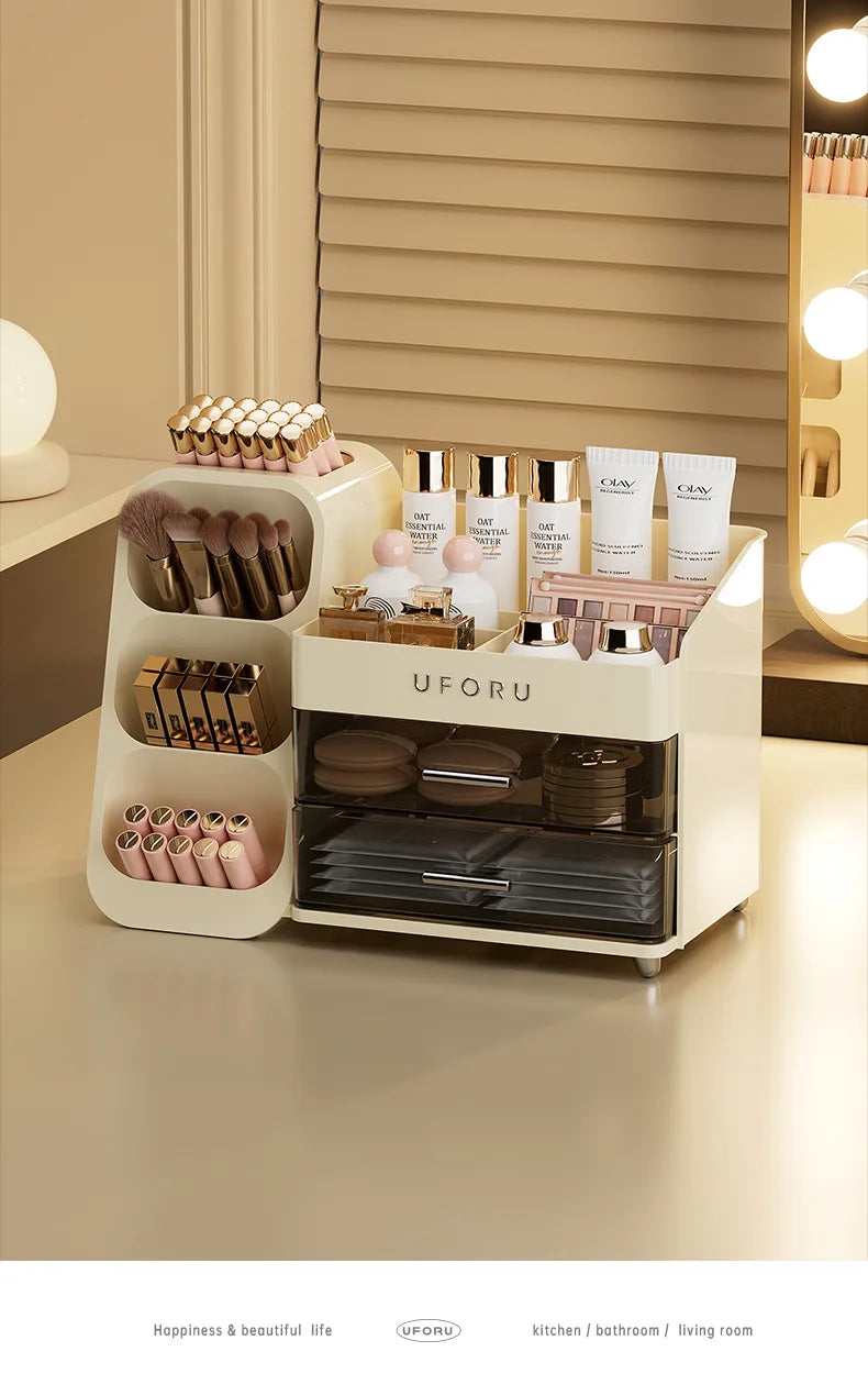 Makeup Organizer with Drawers for Vanity Spacious Cosmetic Display Case ,Perfect Storage Solution for Beauty Essential