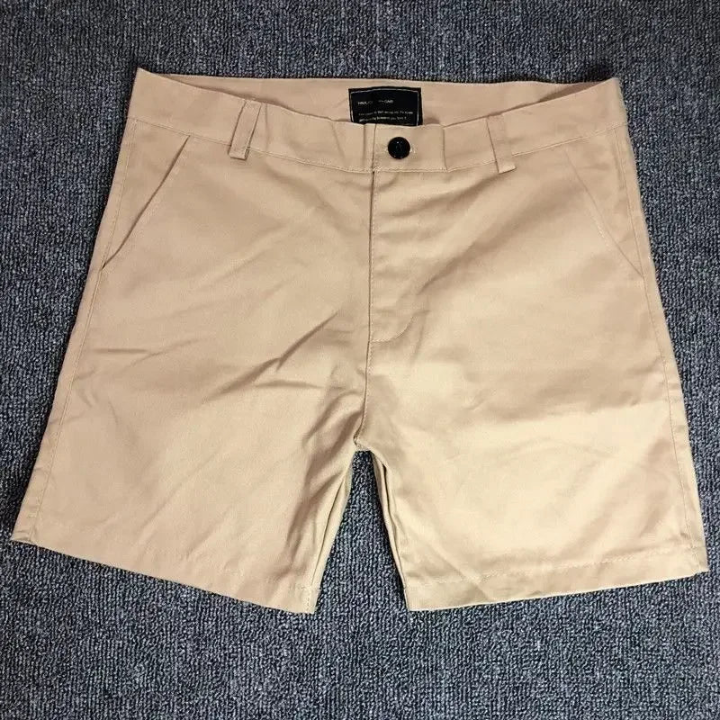 Shorts for Men with Zippers Cargo Pockets Man Short Pants Blue Cotton Loose Fashion No Logo Y2k Personalizate Korean Style Xl