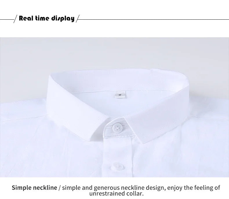 Men's short-sleeved shirts are casual, trendy, comfortable, cool on the street, versatile, simple and slimming in summer