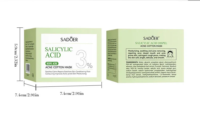 Salicylic Acid Cleansing Essence Lotion Moisturizing and Hydrating Face Cream Acne Amino Acid Skin Care Series