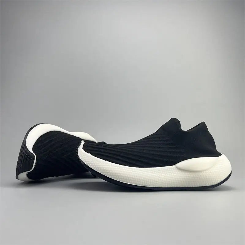 Men's Platform Sneakers - Slip-On Casual Shoes for Gym & Daily Wear