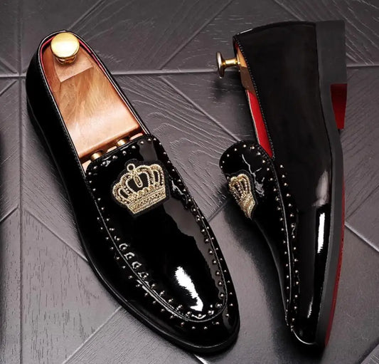 Men's Designer Oxford Loafers - Breathable Business Dress Shoes with Tassel