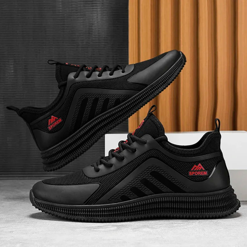 Sports Shoes Man's Lightweight Soft Sole Casual Comfortable Shoes Thin Flat Bottom Resistant To Dirt Trendy Streamline Anti-slip