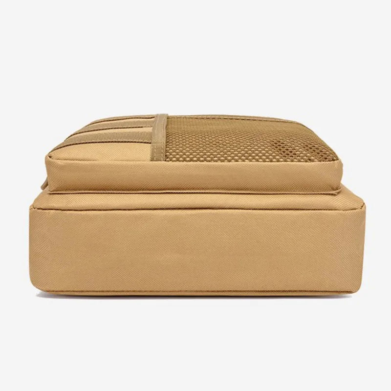 Unisex Multi-function Tactical Vest Fashion Hip-hop Streetwear Chest Rig Bag Waterproof Oxford Sport Backpack with Zipper Closure