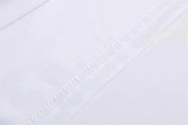 Man Short Sleeve T-shirt Don’t Believe Everything You Think Print Round Neck Streetwear Oversized Tee Casual Fashion Clothing