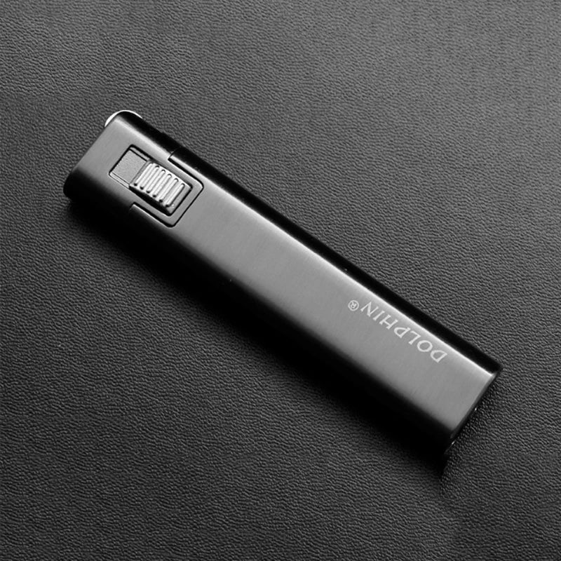 Jet Torch Lighter Grinding wheel lighter Windproof Refillable Butane Gas Blue Flame Metal Lighter