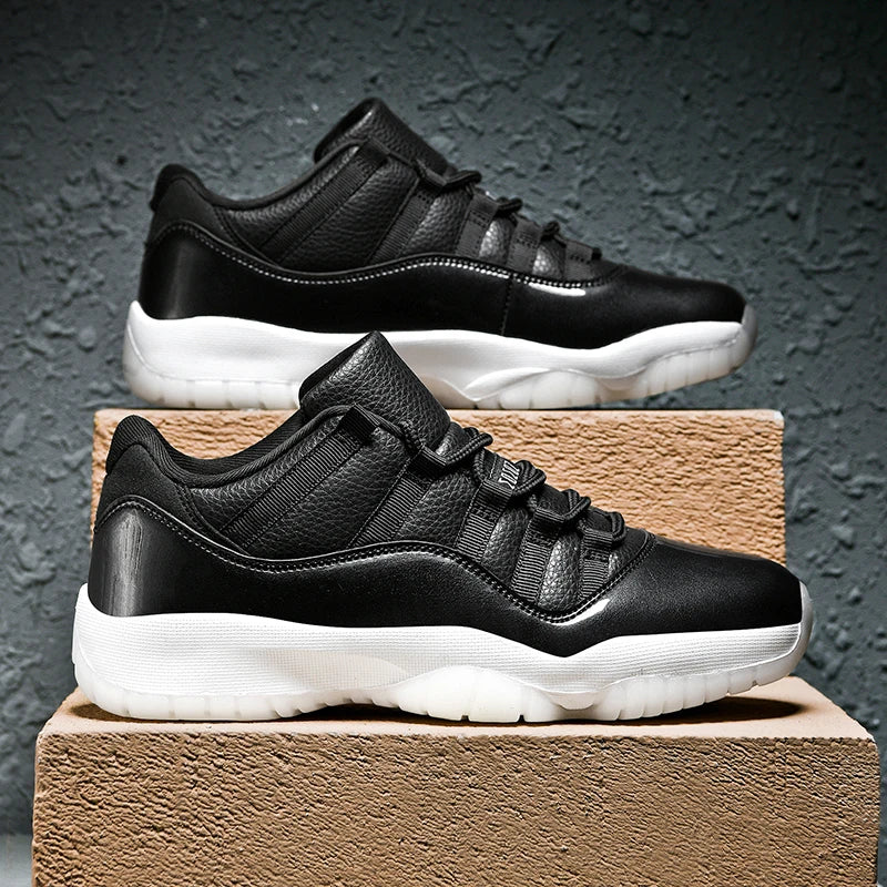 Shoes Men's Shoes Leather Retro Low-Top Basketball Trendy Shoes Men's and Women's Comfortable Casual Shoes Sports Shoes