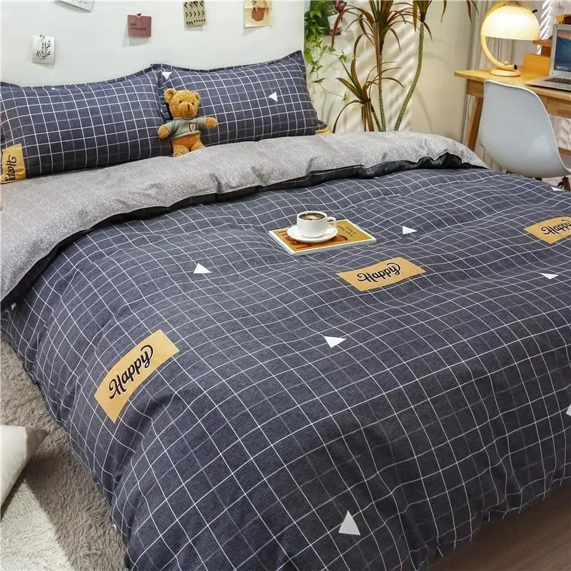 Pure Cotton Duvet Cover, Single Piece Quilt Cover, Student Dormitory Single Personality, Anti-static, Winter, 150x200x230cm