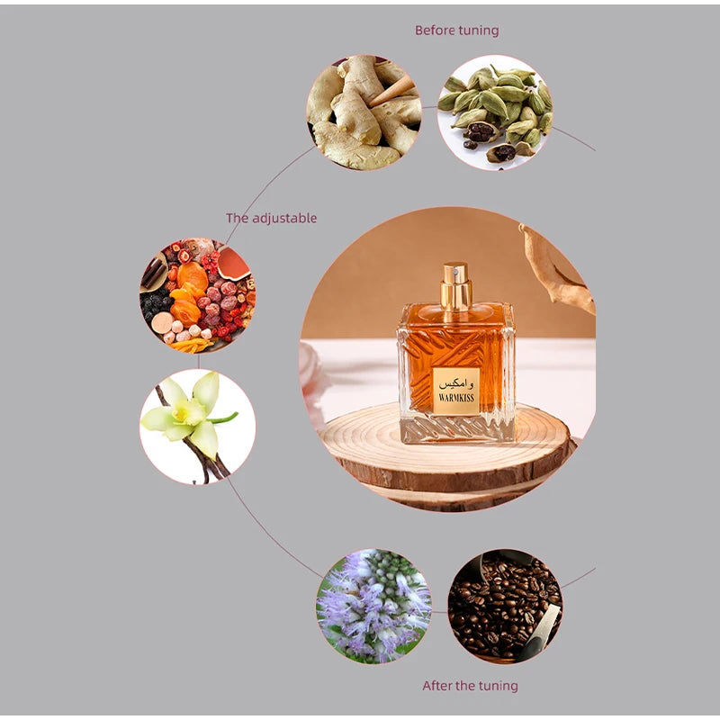 Arabian Exotic Perfume Kamra Woody Fragrance Long Lasting Fresh Fragrance Plant Fragrance Elegant Charming Fragrant Aroma 100ml