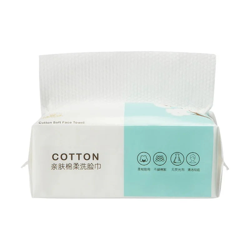 Disposable Face Cotton Tissue For Washing Soft Dry Wipes Facial Cloths Towelettes For Washing  Facial Tissue For Cleansing  Skin