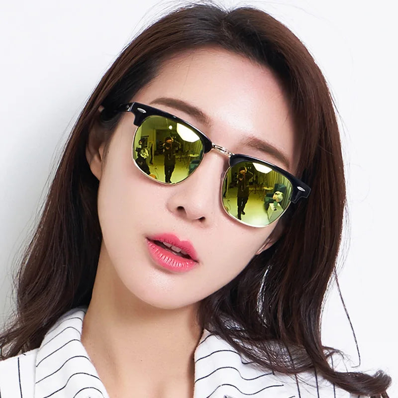 Hot Sunglasses Women Popular Square Brand Designer Retro Men Summer Style Sun Glasses Outdoor Shades UV400 Oculos De Sol