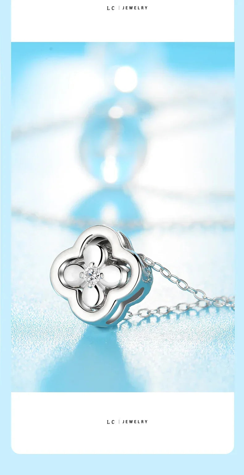 18K Gold Plated Fashion Classic Viral Clovers Pendant Necklace 2 in 1 Convertible women Titanium Steel Jewelry Accessories Gifts