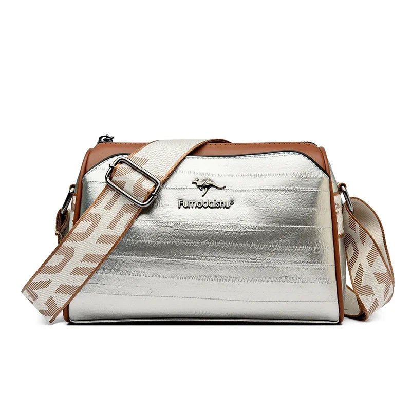 Women High Quality Soft Leather Shoulder Bags Luxury Designer Purses Crossbody Bag Ladies Vintage Messenger Commuting Sac A Main