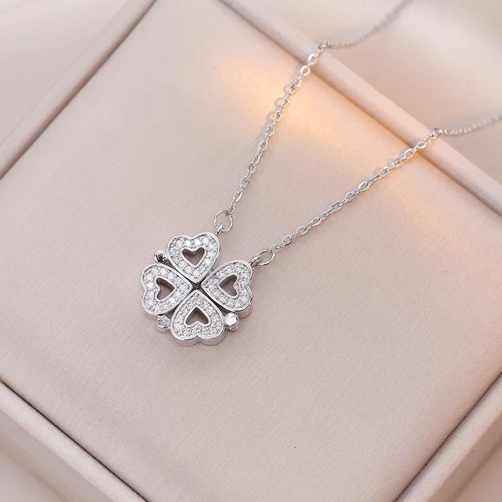Stainless Steel Simple Star of David Six-Pointed Star Pendant Necklace for Men and Women Fashionable Jewish Religious Trend Jewe