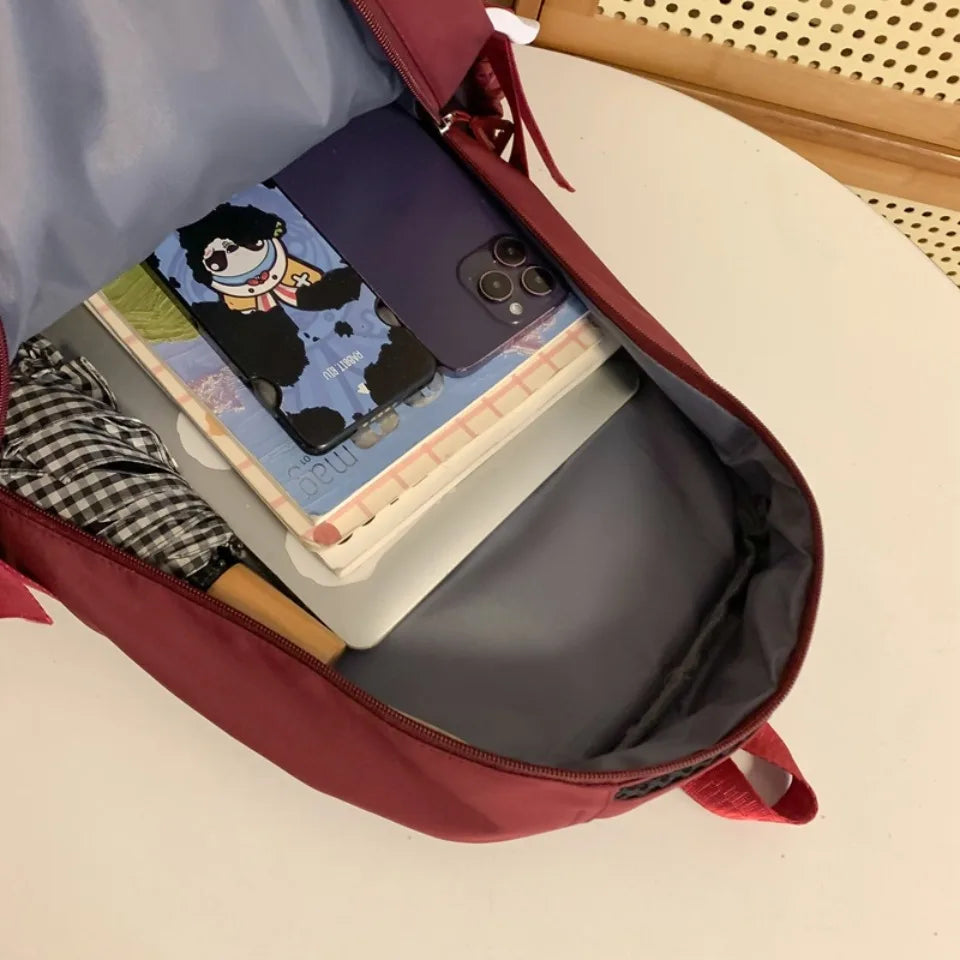 Backpack Female New Travel Bag High School Student Schoolbag Large Capacity Korean Version Leisure Computer