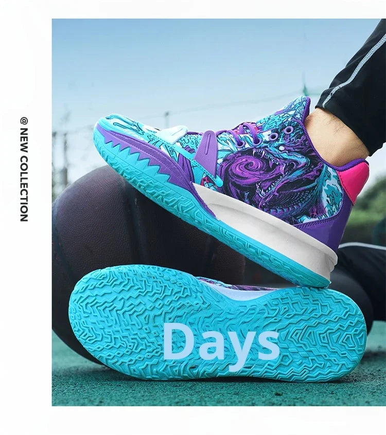 Basketball Shoes Cushion Anti Slip Sports Shoes Fitness Training Shoes Male Basketball Boots Basket Sneakers 2024 Couple Style