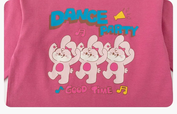 Kids Girls Printed T-shirt Autumn Cartoon Base Long Sleeve Baby Boys Top Versatile Pullover Bottom Children Girls Shirts