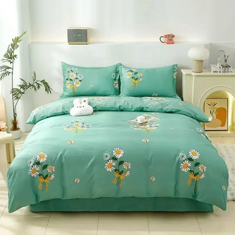 New Winter Warm Green Checkered Duvet Cover 140cm * 200cm 160cm * 200cm 180cm * 200cm Single Bed Double Bed QUEEN SIZE Bed Sack