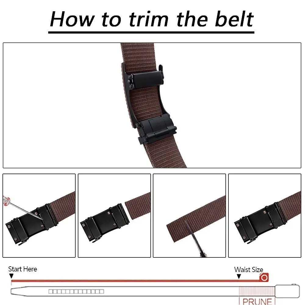 Men Nylon Belt Alloy Buckle Breathable Elastic Belts Men Cowboy Designer Belt Outdoor Casual Tactical Waistbelt Gifts
