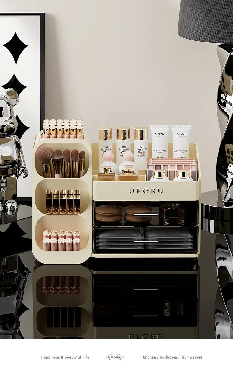 Makeup Organizer with Drawers for Vanity Spacious Cosmetic Display Case ,Perfect Storage Solution for Beauty Essential