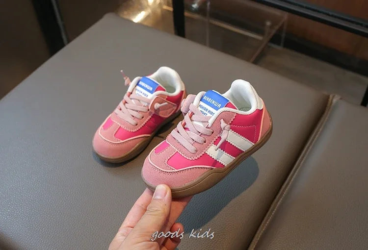 Autumn Winter Children's Casual Shoes Girls' Sneakers Fashion Children's Breathable Running Soft Shoes Size 22-31 Toddler 3Color